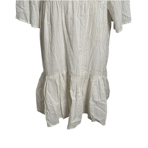 Emerson Fry India Collection Isla Dress Rainbow Ivory Lurex M/L - Picture 5 of 12